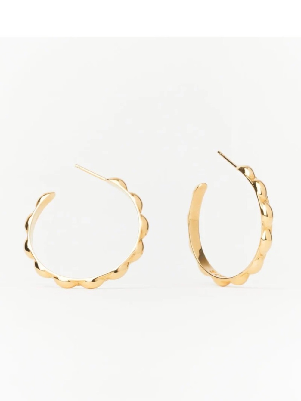 Sophie Blake Selena Hoops - Golden (Large) New with Box - Picture 3 of 6